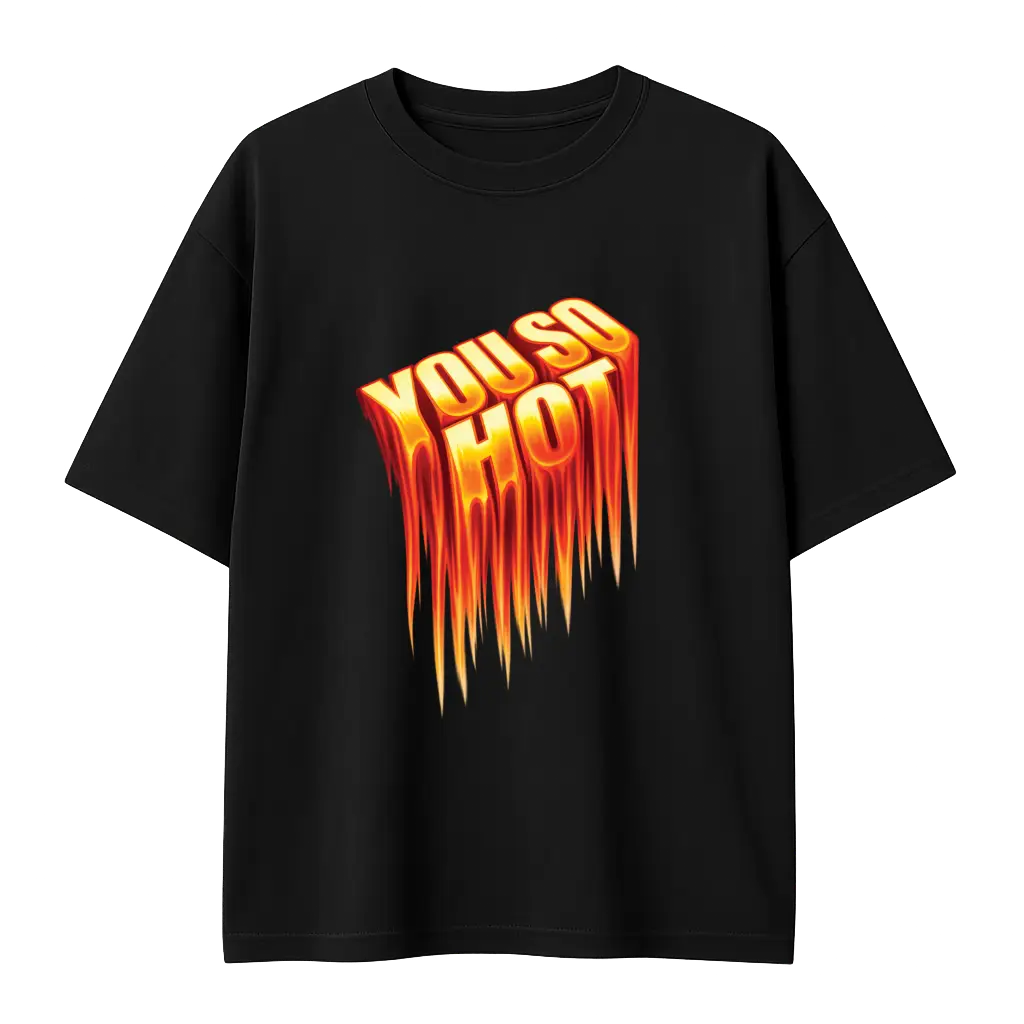 Oversized Graphic T-Shirt | You So Hot by Shruti Salve | Premium 260 GSM Cotton Streetwear India